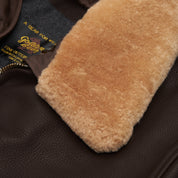 THE CARTER - Cigar Brown Leather Contemporary Fit - Golden Bear Sportswear 