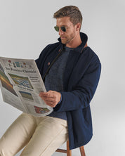 THE CAMBRIDGE - Navy Lux Wool Classic Fit - Golden Bear Sportswear 