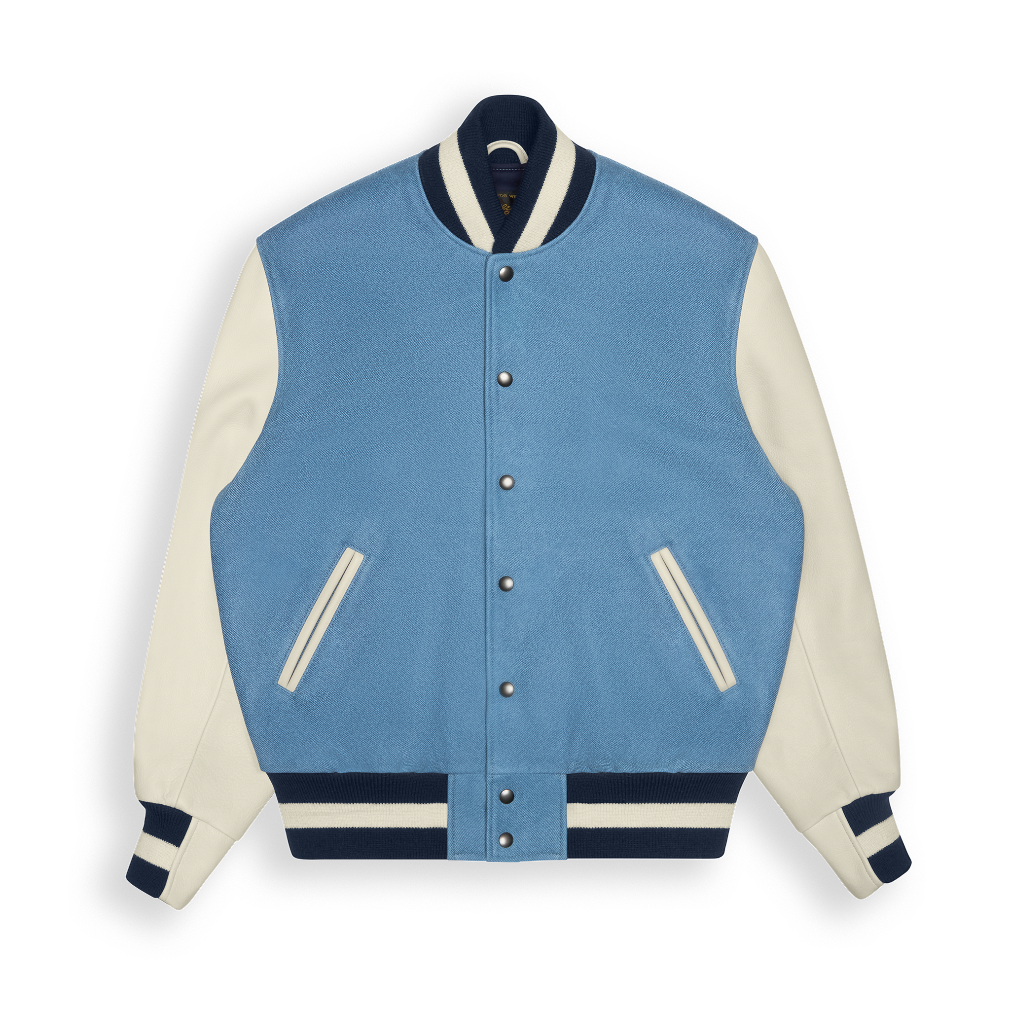 Stone "Denim" Leather Classic Fit - Golden Bear Sportswear 