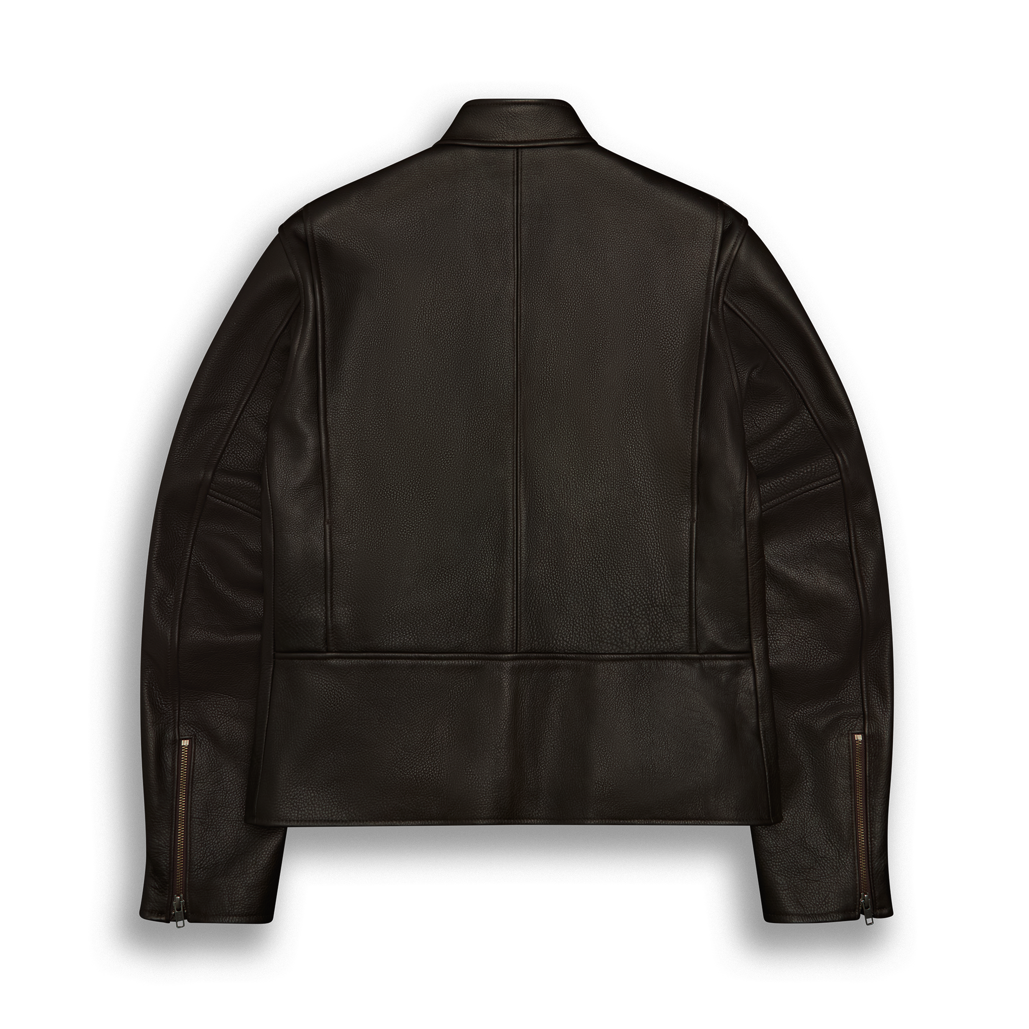 THE LODI - Dark Brown Leather Slim Fit - Golden Bear Sportswear 