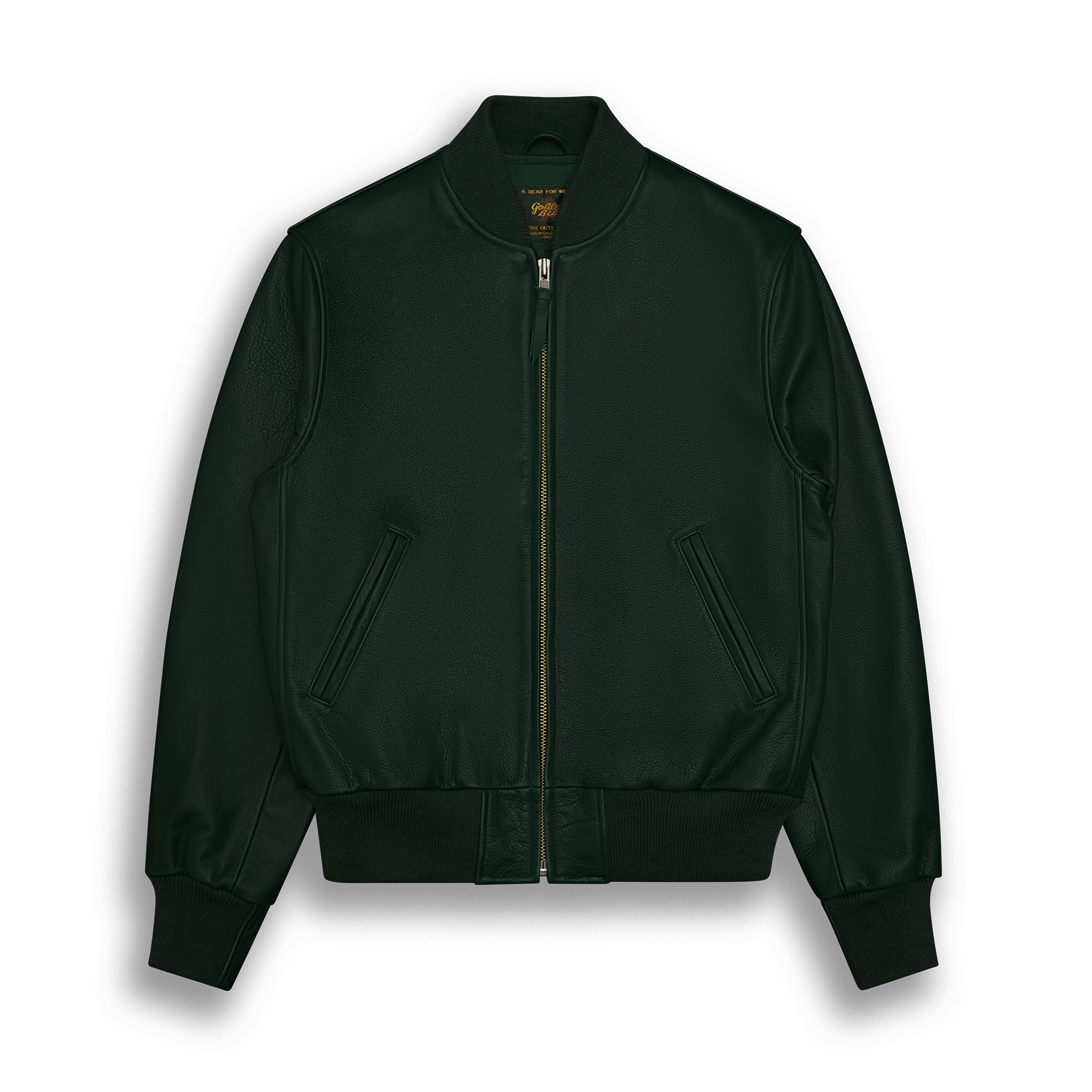 THE ASHBURY - Forest Aniline Leather Contemporary Fit - Golden Bear Sportswear 