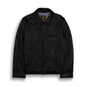 THE WATERFRONT - Black Naked Leather Contemporary Fit - Golden Bear Sportswear 