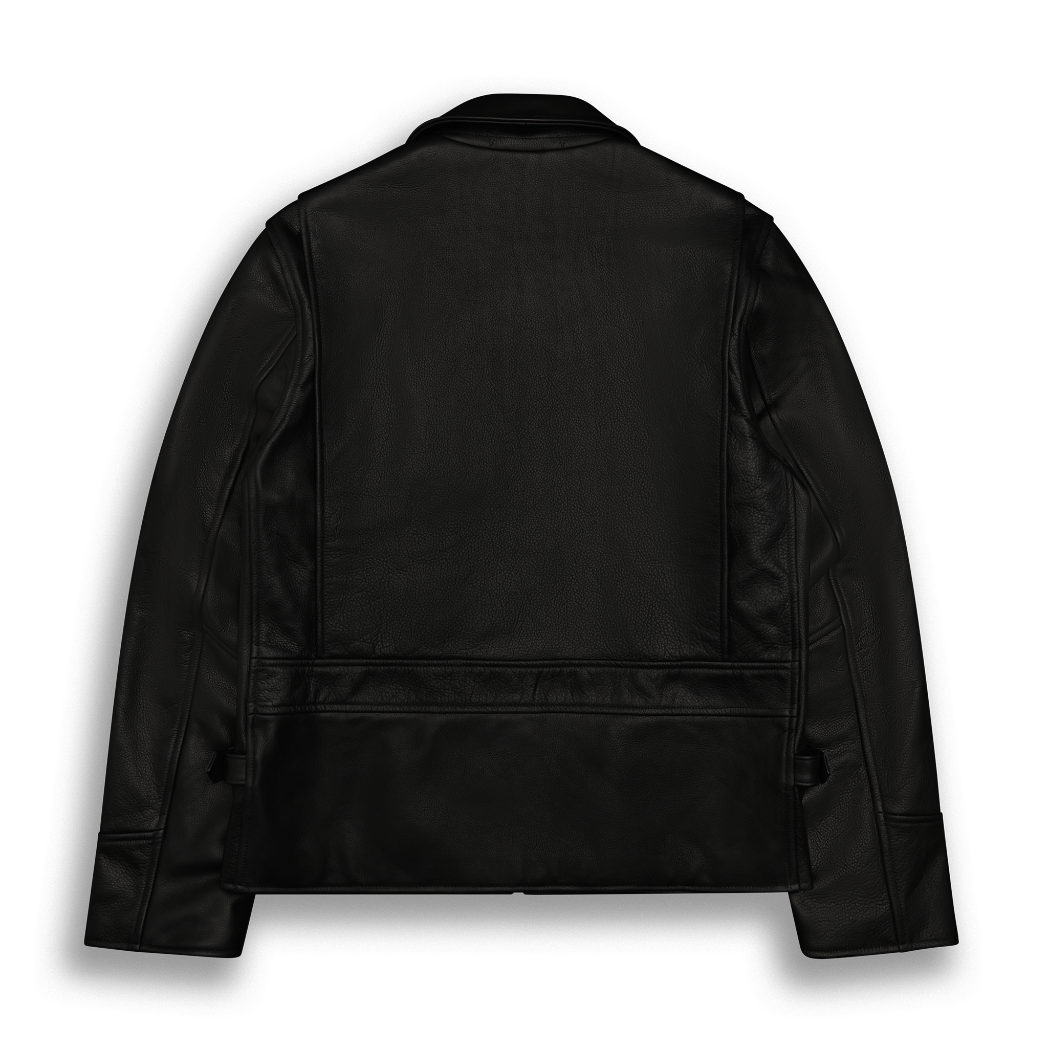 THE WATERFRONT - Black Naked Leather Contemporary Fit - Golden Bear Sportswear 