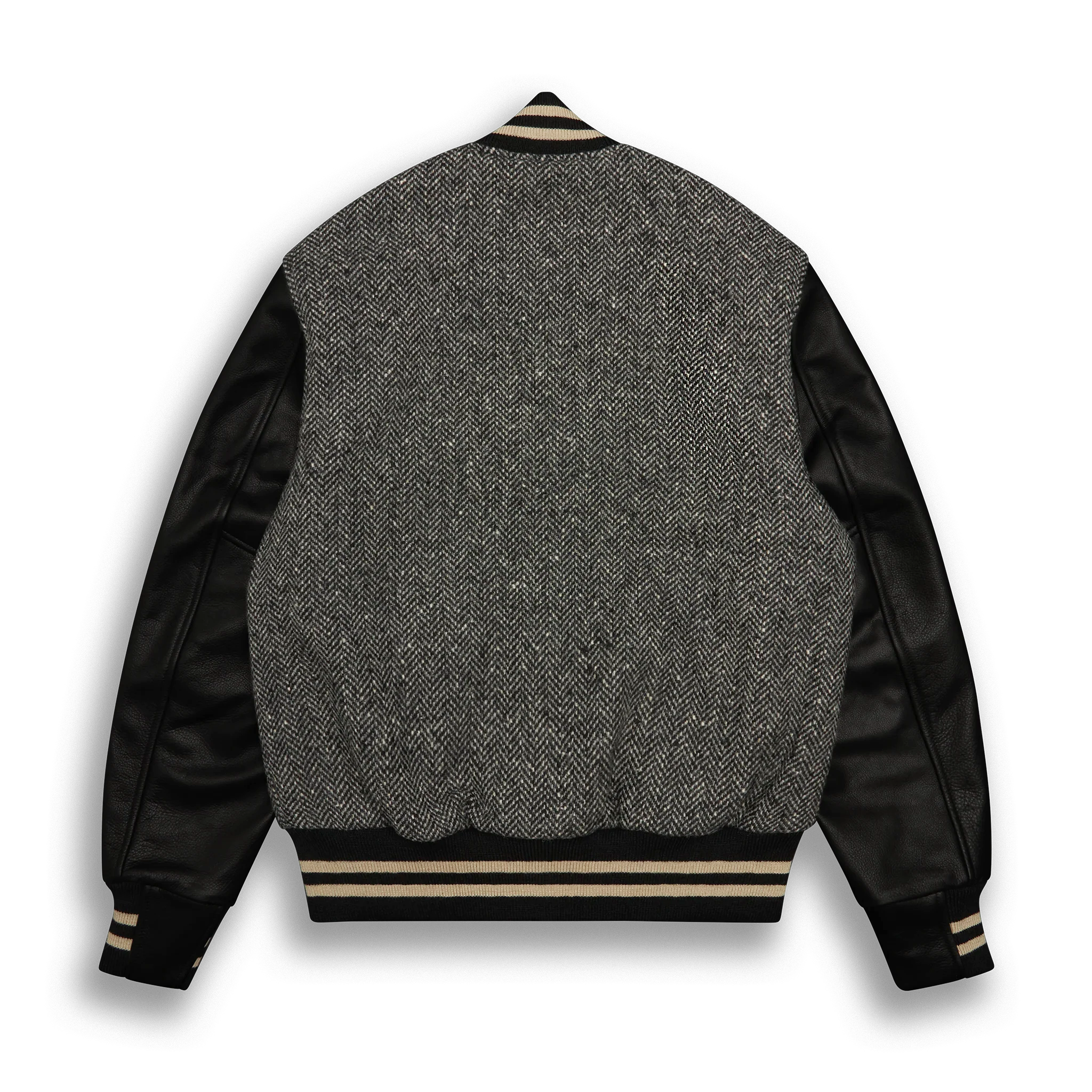 Black Leather Classic Fit - Golden Bear Sportswear 