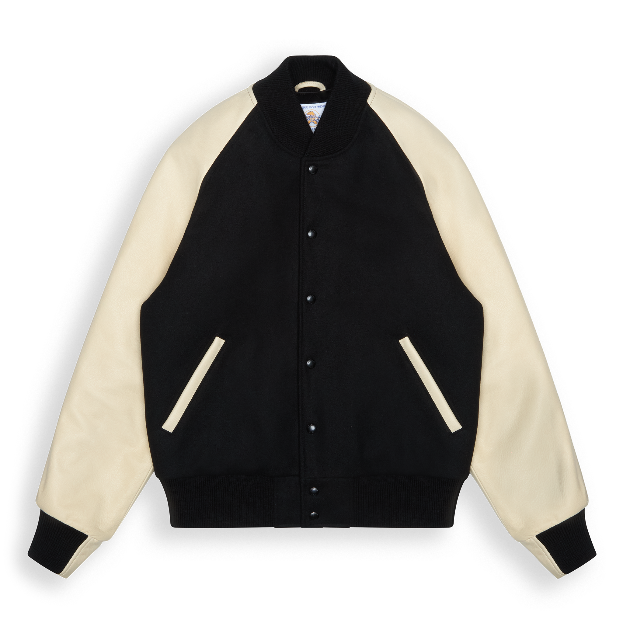 Beige Leather Raglan Classic Fit - Golden Bear Sportswear 