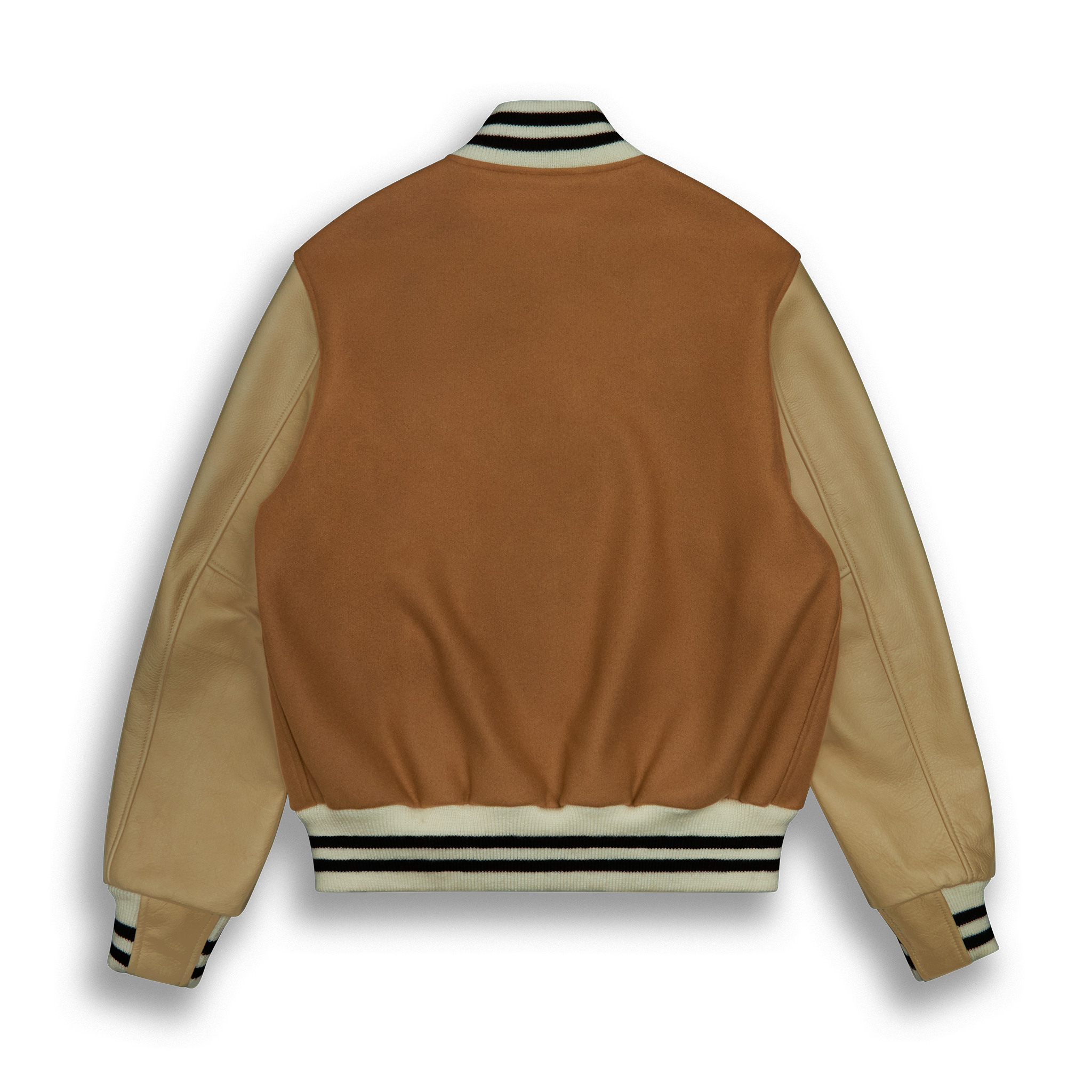 Beige Leather Contemporary Fit - Golden Bear Sportswear 